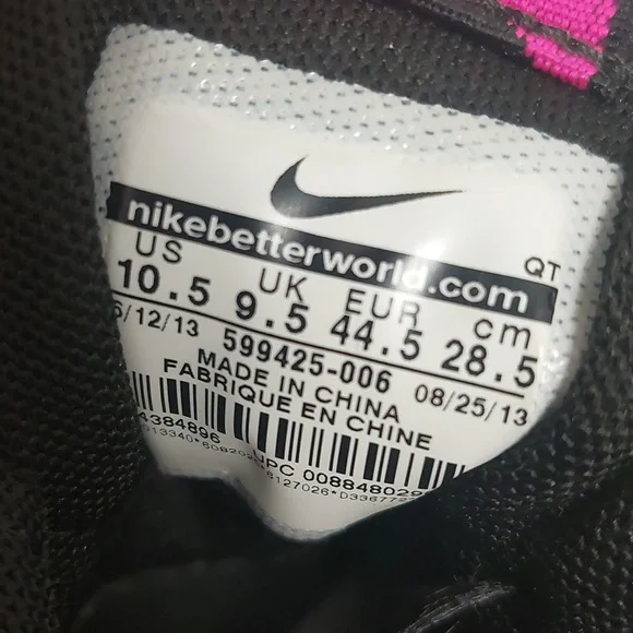 Nike Air Max Premium Tape Pink Foil Low Sneakers Mens Sz 10.5 2013 - Picture 16 of 16